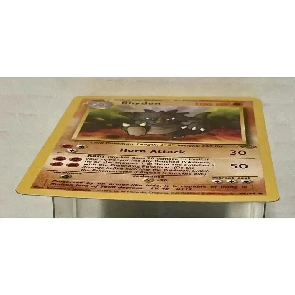 Rhydon 45/64‎ Pokemon Card Vintage Jungle Unlimited Uncommon LP
